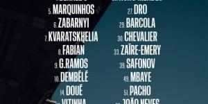 بى إس جى ضد البايرن.. فيتينيا يعود لقائمة الباسجى فى قمة دورى الأبطال