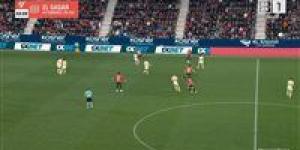 osasuna vs barcelona.. ملخص اهداف ونتيجه مباراة برشلونة وأوساسونا في الدوري الإسباني بعد مرور 60 دقيقة