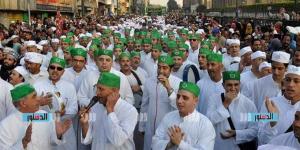 الطرق الصوفية تحتفل بالليلة الختامية لـ"مولد سيدى الغريب" بالسويس.. الخميس