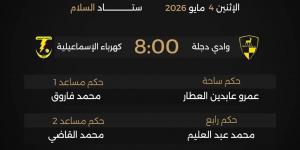 القناة الناقلة لمباراة وادي دجلة وكهرباء الإسماعيلية في مجموعة الهبوط