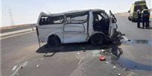 اختلال عجلة القيادة ينهي الرحلة.. مصرع شخصين وإصابة 10 في حادث بالفيوم
