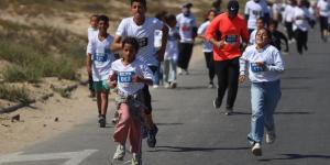 2000 متسابق فى ماراثون فلسطين الدولى برعاية اللجنة المصرية فى غزة