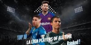 برشلونة ضد الريال.. ميسي يتصدر أساطير الدوري الإسباني ورونالدو وصيفًا