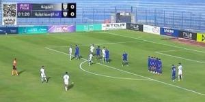 التعادل السلبي يحسم الشوط الأول بين الجونة وكهرباء الإسماعيلية