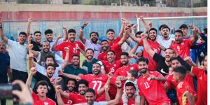 احتفالات نادي النصر بعد الصعود لدوري المحترفين.. فيديو وصور