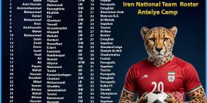 مجموعة مصر.. الكشف عن قائمة منتخب إيران الأولية فى كأس العالم 2026