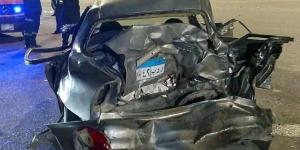 مصرع 3 أشخاص من أسرة واحدة.. وإصابة 5 آخرين في حادث تصادم بالإسماعيلية