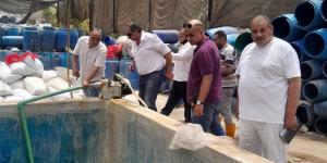 "مياه البحيرة" تضبط مخالفات تسببت في إهدار كميات كبيرة من المياه ومستحقات مالية للدولة