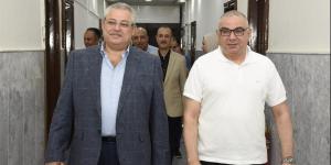 نائب رئيس جامعة عين شمس يتابع امتحانات نهاية الفصل الدراسي الثاني