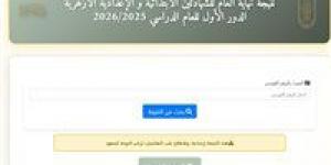 عاجل.. نتيجة الشهادتين الابتدائية والإعدادية الأزهرية (ظهرت الآن)