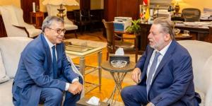 محافظ البنك المركزي يبحث مع نظيره التونسي التعاون المشترك بين الجانبين