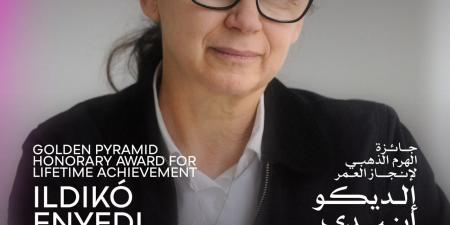 مهرجان
      القاهرة
      السينمائي
      الدولي
      يعلن
      تكريم
      المخرجة
      المجرية
      إلديكو
      إنيدي
      بجائزة
      الهرم
      الذهبي
      في
      دورته
      الـ46