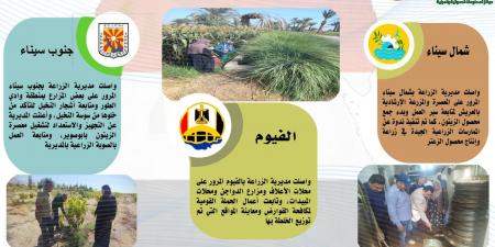 إصدار
      “الزراعة
      في
      كل
      مصر”..
      نظرة
      شاملة
      على
      أنشطة
      مديريات
      الزراعة
      والطب
      البيطري
