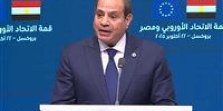 السيسي:
      نتطلع
      لدور
      أوروبي
      كبير
      في
      إعادة
      إعمار
      غزة