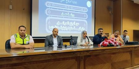 ألسن عين شمس تنظم ورشة عمل تدريبية للدفاع المدني لمواجهة الأزمات والطوارئ