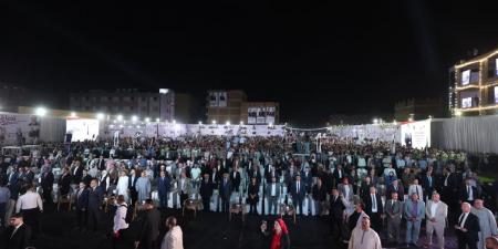 انطلاق المؤتمر الجماهيري لـ"الجبهة الوطنية" بشبين القناطر دعمًا لمرشحه في انتخابات النواب