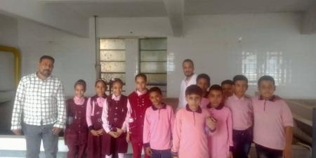 زيارة توعوية لطلاب مدرسة بيومي الزناتي بمحطة مياه إسنا القديمة