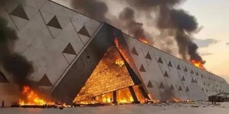 شائعة مغرضة لحريق بالمتحف الكبير .. و"السياحة" ترد