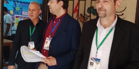 وفد من المنظمة العربية لحقوق الإنسان يزور لجان الانتخابات بالجيزة