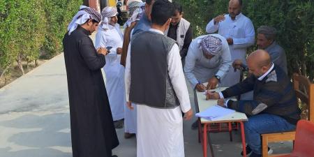 إقبال وحشود بلجان مطروح ومساعدة كبار السن في اليوم الأخير لانتخابات مجلس النواب
