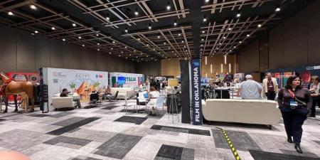 اهتمام عالمي بجناح "لجنة مصر للأفلام" في "سوق الفيلم الأمريكي" بلوس أنجلوس