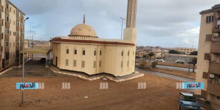 سقوط أمطار غزيرة على محافظة مطروح