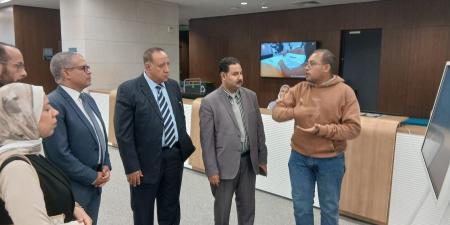 وفد من نقابة الصحفيين بالإسكندرية يزور الجامعة المصرية اليابانية