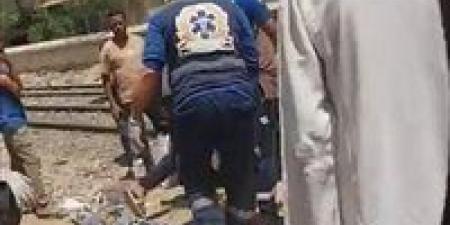 مصرع شخص أسفل عجلات القطار أثناء عبوره ممر عشوائي في قويسنا