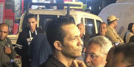 عمر جابر وعبد الحليم علي يقدمان واجب العزاء في الكابتن محمد صبري