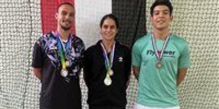 مصر تحصد 3 ميداليات ببطولة زامبيا الدولية للريشة الطائرة