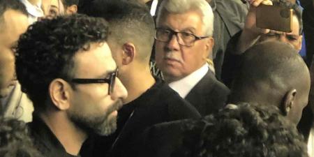 إبراهيم فايق وشيكابالا يقدمان واجب العزاء في الكابتن محمد صبري