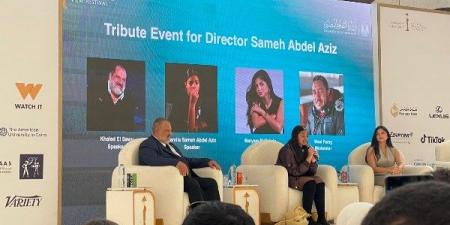 خالد الصاوي في حفل تأبين سامح عبد العزيز: كان دايما بيحمعنا وواجب عليا اشارك وجع الفراق