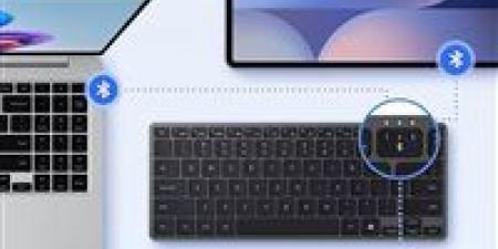 سامسونج تكشف عن لوحة مفاتيح ذكية تعمل مع 3 أجهزة معا