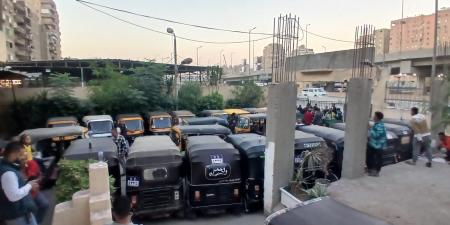 حصر وترقيم مركبات التوك توك بنطاق حي العجوزة