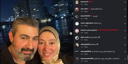 بهذه الكلمات.. ياسر جلال يحتفل بعيد ميلاد زوجته