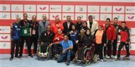 منتخب مصر يحقق 17 ميدالية في بطولة مصر الدولية لتنس الطاولة البارالمبية