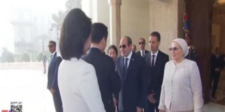 الرئيس السيسى يستقبل نظيره الكوري ويؤكد أهمية مواصلة تعزيز العلاقات الثنائية في كل المجالات