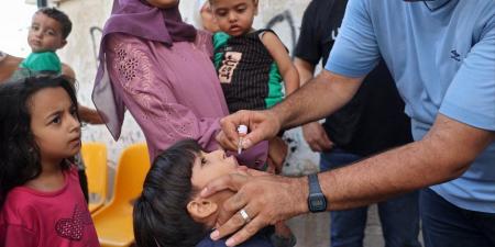 منظمة الصحة العالمية تهدف إلى تطعيم 40 ألف طفل في قطاع غزة
