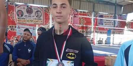 لاعب نادي زفتى يحقق ميدالية برونزية في بطولة الجمهورية للملاكمة