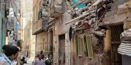 عقار اللبان المنهار صادر له قرار هدم كلي بالإسكندرية