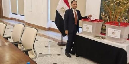 استمرار توافد أبناء الجالية المصرية بتونس للإدلاء بأصواتهم في أول أيام تصويت المصريين بالخارج في انتخابات مجلس النواب 2025