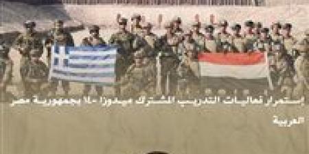 استمرار فعاليات التدريب المشترك "ميدوزا–14" بمصر