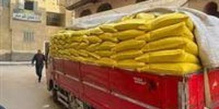 ضبط 8 أطنان قمح خلال خروجها من الوادي الجديد دون أوراق رسمية