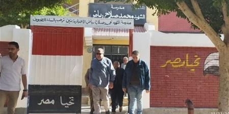 السكرتير العام لمحافظة الإسماعيلية يتفقد المقار الانتخابية بالقنطرة شرق