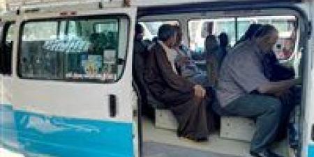 تحرك أمني عاجل بالفيوم بعد تداول فيديو تعدي سائق ميكروباص على الركاب