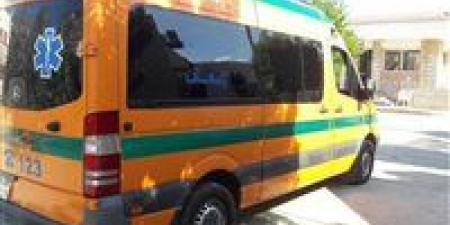 إصابة 10 أشخاص في حادث اصطدام سيارة بسور بطريق القاهرة - الفيوم