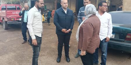 "الشهابي" يتابع ميدانيا مشروع إحلال وتجديد شبكات الصرف الصحي بمدينة أبو النمرس