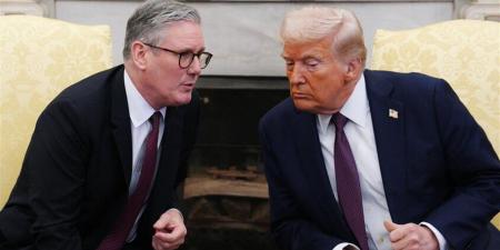 ستارمر وترامب يبحثان عملية التسوية السلمية في أوكرانيا