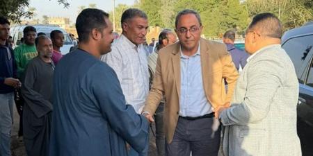 محافظ قنا يزور مزلقان العيايشا ويطلق خطة تطوير عاجلة