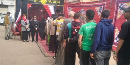 التنسيقية: اصطفاف أمام اللجان بقها ومشاركة ذوي الهمم في التصويت بانتخابات مجلس النواب